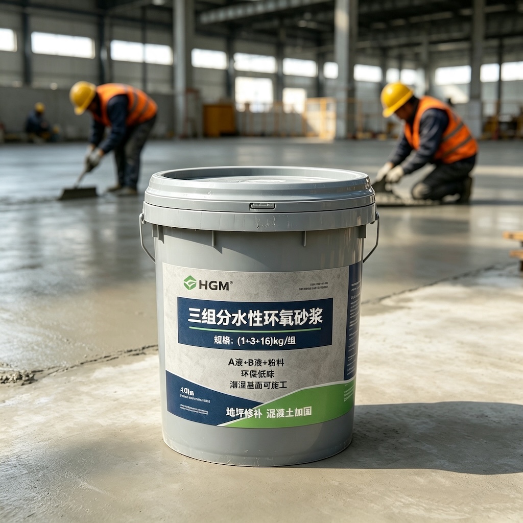 钢城三组份水性环氧砂浆